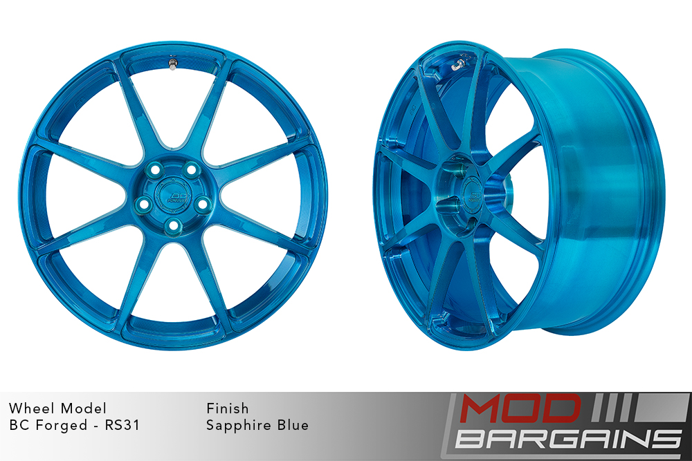 BC Forged RS31 Monoblock Wheels 15-23 Inch - All Makes & Models